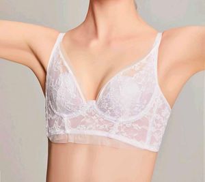 Newme White Lace bra