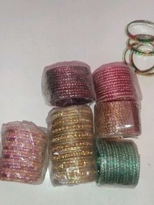 Colorful Indian Bangles - Set of Many!