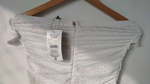 Chic White Bodycon Mini Dress🤍