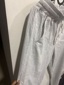 Gray Casual Pants