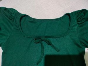 Olive Green Pretty Top. Also My Picture