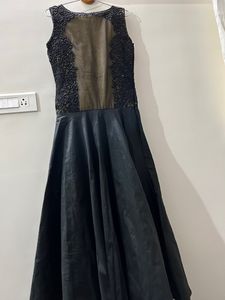 Black Gown With Bottom