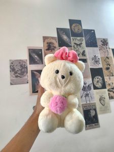 Cute Plush Bear with Bow