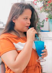 Cute Orange T-Shirt Dress