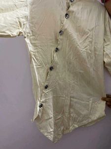 Casual Cream Shirt light yellow