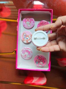 My Melody Button Pins