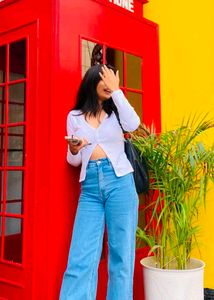 White V-Neck Cardigan (Women&#39;s)