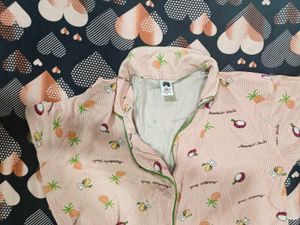 Pineapple Print Pajama Set