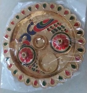 (Qty 1) Puja Thali's (Design No 5)