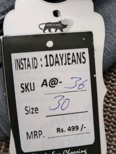 A@36 Size-30 Slim Jeans