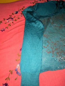 🌀🫦🌀Chatpate y2k teal sequin crop top🌀🫦🌀