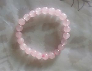 Rose Quartz Beaded Bracelet