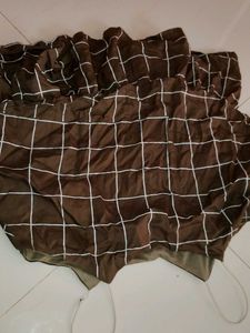 Olive Checkered Top