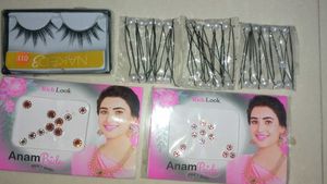 Bindi. Hair Pins.eyelash