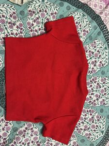 Red Buldak Ramen Crop Top