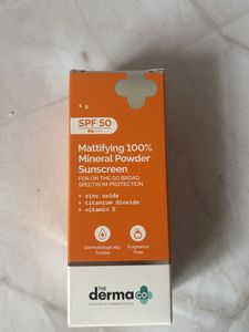 The Derma Co. SPF 50 Mineral Powder Sunscreen