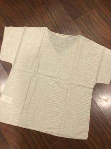 LCW Dream Casual V-Neck Sheer Top