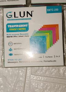 Glun Brand Sticky Notes 7 Peice