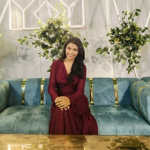 Elegant Maroon Dress