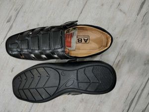 Men's Black Casual Sandal Shoes