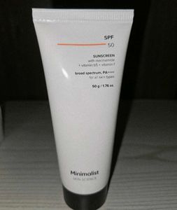 Minimalist SPF 50 Sunscreen 🍊