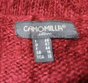 Multicolored woolen top