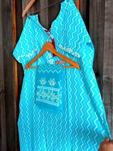 Pranjul Duppata Nighty- XXL, New