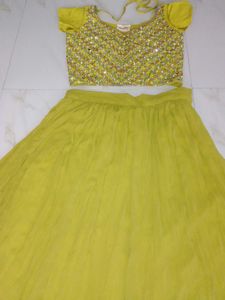 Mustard Colour Lehenga