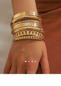 Golden Bangle Set