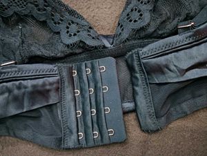 Lace silk🖤40D Detail Bra