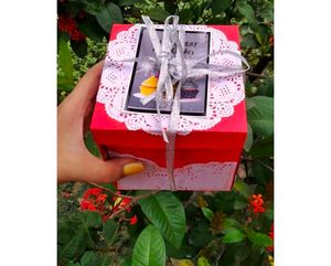 Red Birthday Gift Box