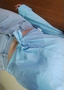 Blue Lace Shirt