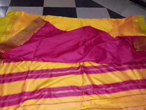 Mango Yellow Saree