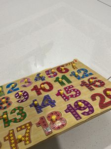 Wooden Number Puzzle
