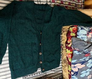 Emerald Green Knit Sweater