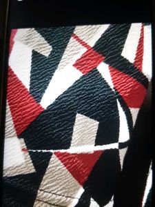 Patterned Wrap Dress