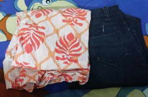 SHORT KURTHA WITH JEENS