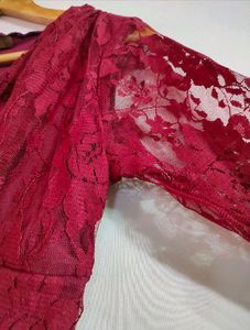 Y2k lace Top