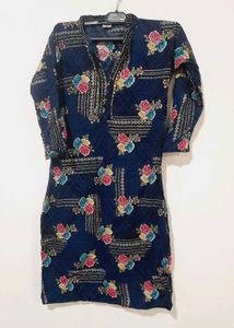 Floral Print Kurta