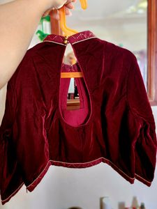 Anouk Maroon Lehenga