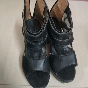 Black Strappy Heels