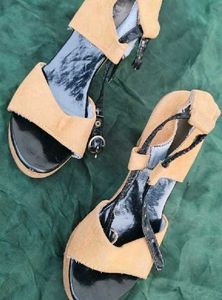 Stylish Silver/Grey Ladies Slides