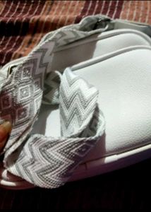 Stylish White Crossbody Bag