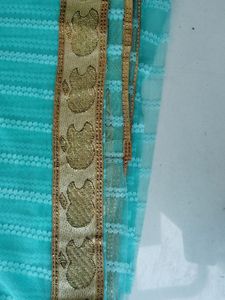 Festive Saree In Cyon Colour