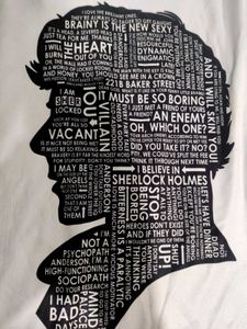 Sherlock print tshirt