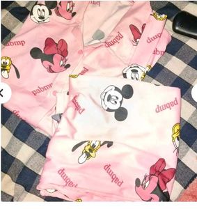 Pink Character Pajama Set