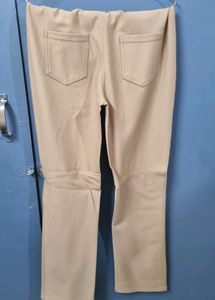 Camel Shade Trousers For Party And Formal Occasion