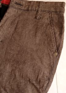 Checks Brown And Coffee Men Jeans