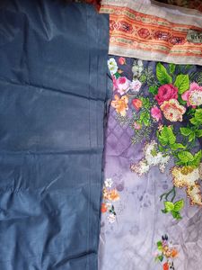 Unstitched Plazo And Kurta New With Tag