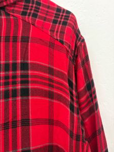 Red Plaid Flannel Shirt